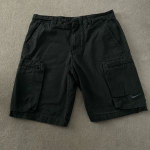 Nike black cargo shorts